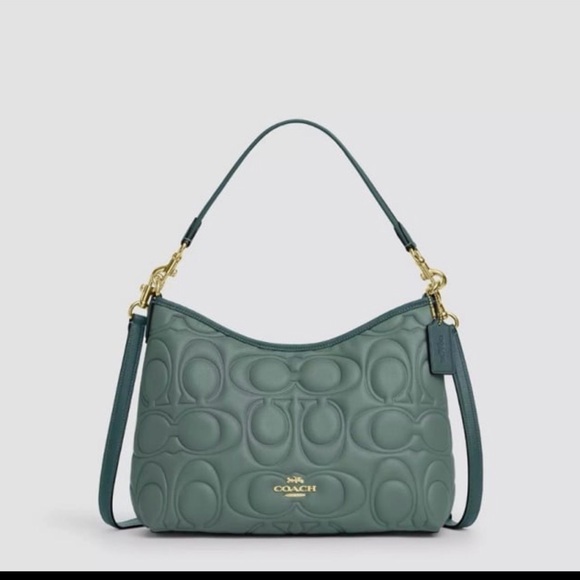 Coach Handbags - Coach Laurel matching Shoulder Bag and Wallet In Blocked Signature Leather